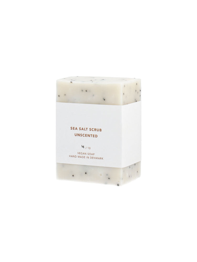 sea salt scrub unscented soap bar