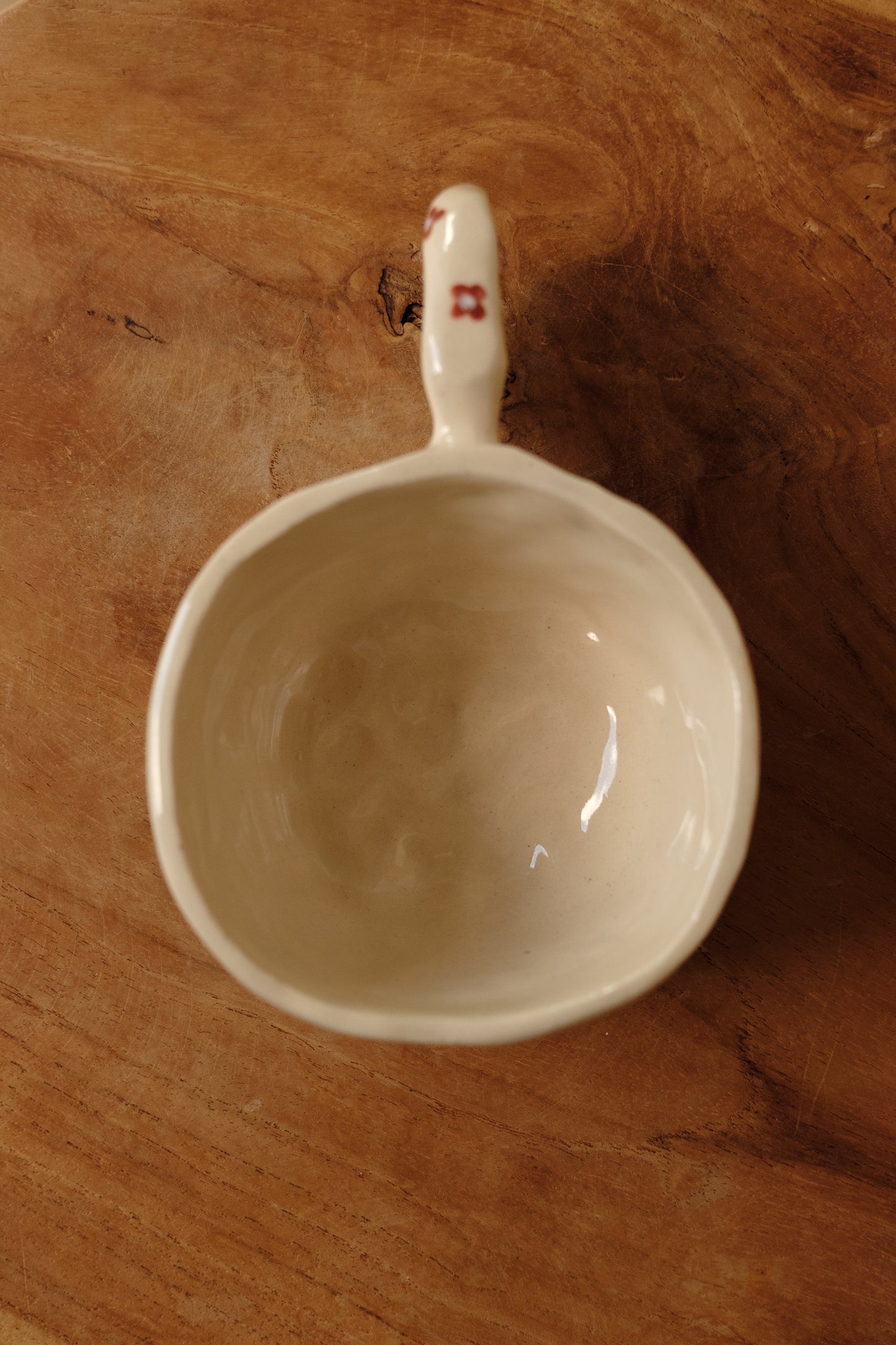 hand-painted full handle art mug