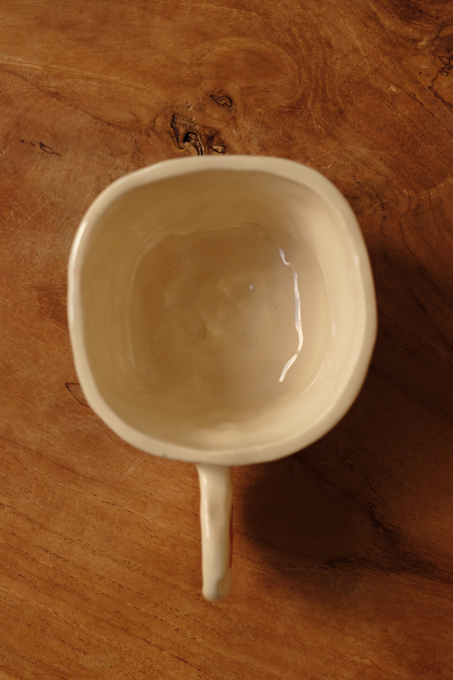 hand-painted full handle art mug
