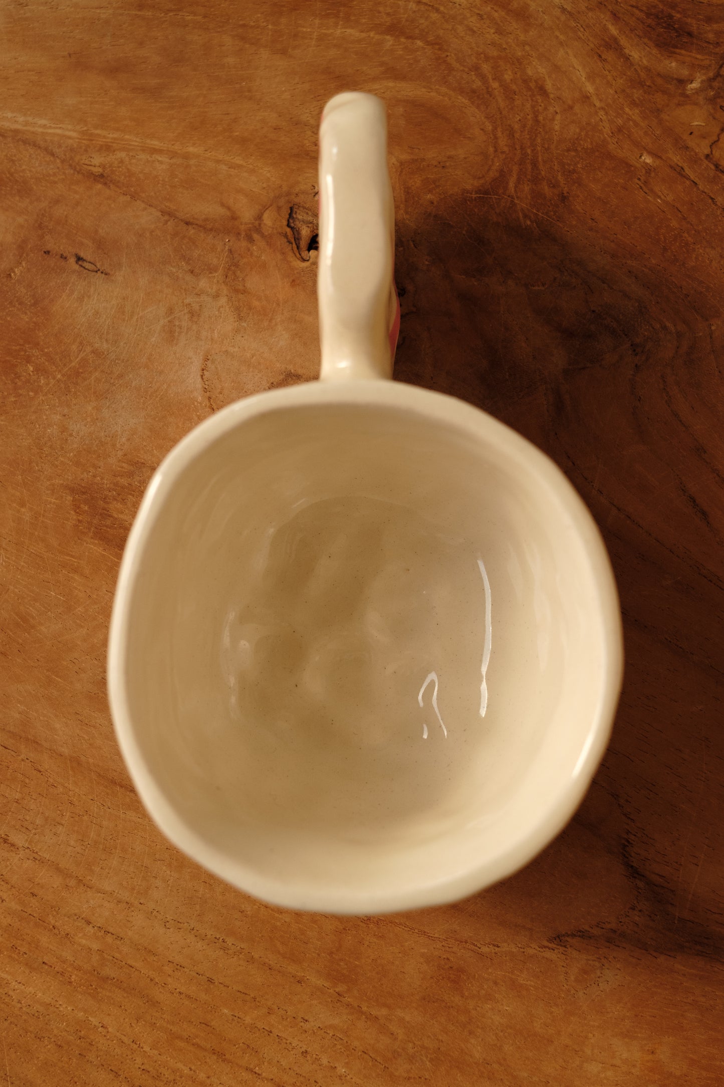 hand-painted full handle art mug