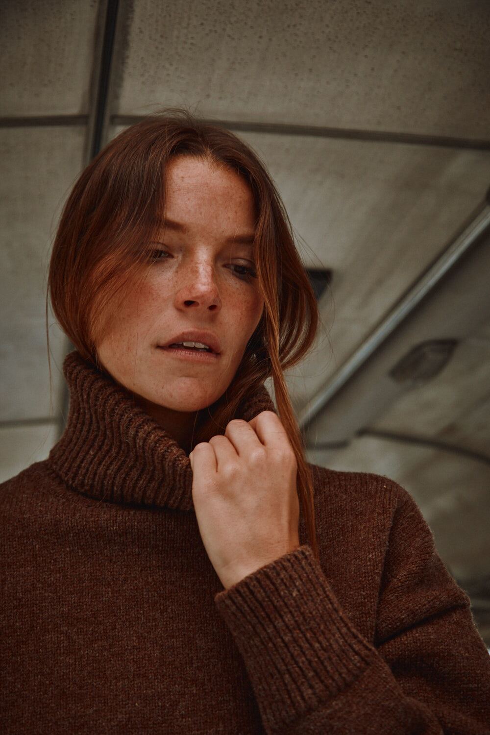 pre-order: therese merino wool turtleneck sweater