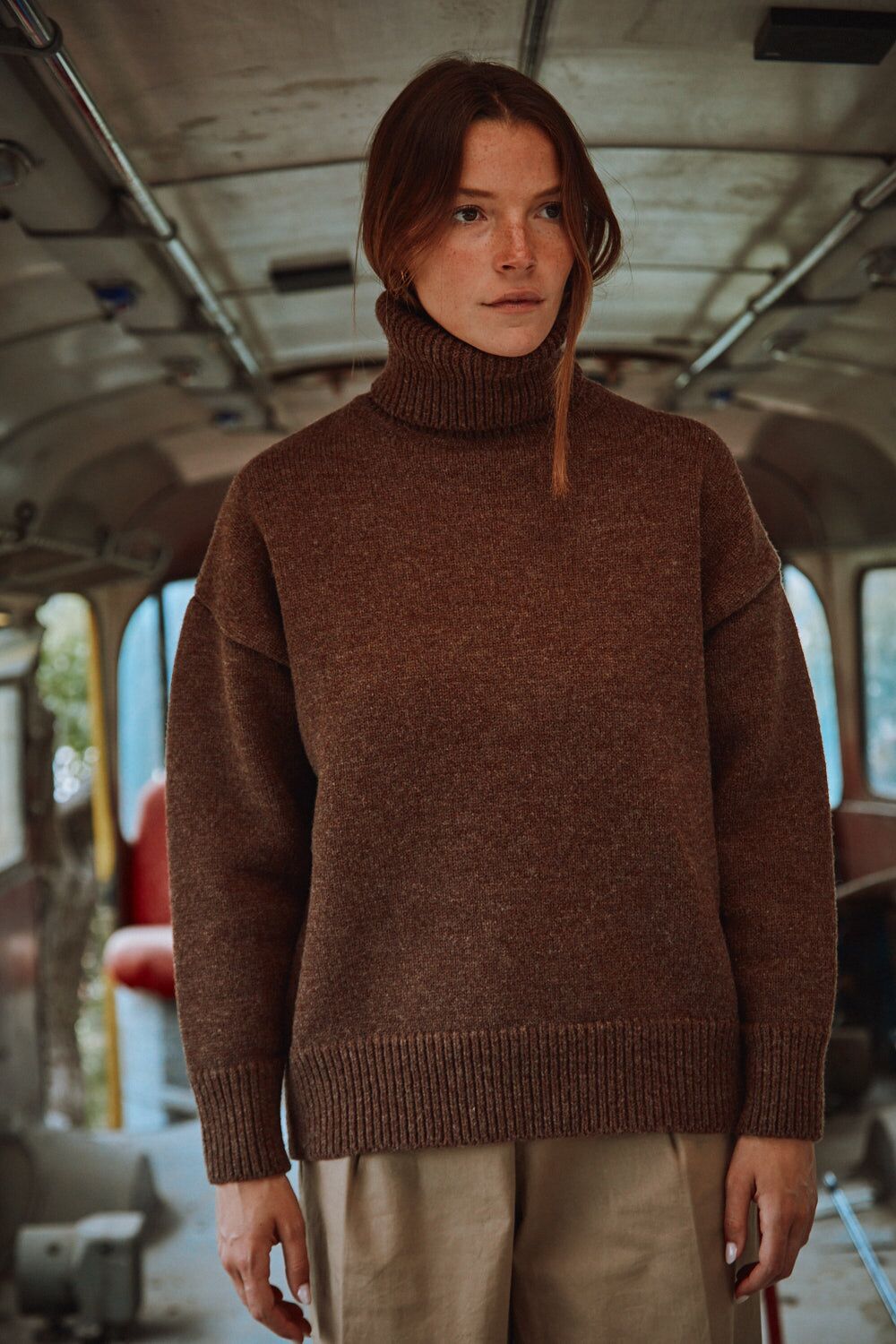 pre-order: therese merino wool turtleneck sweater