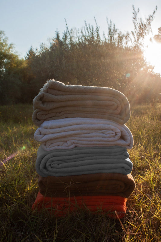 french raw linen throw/tablecloth/curtain - 170x250cm - horizon