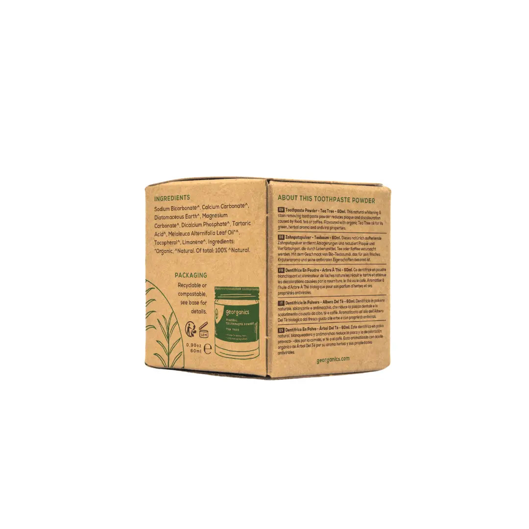 tea tree whitening toothpowder