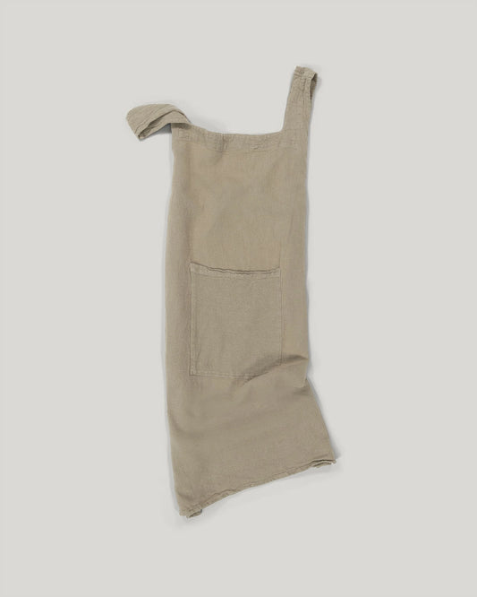 japanese raw linen apron