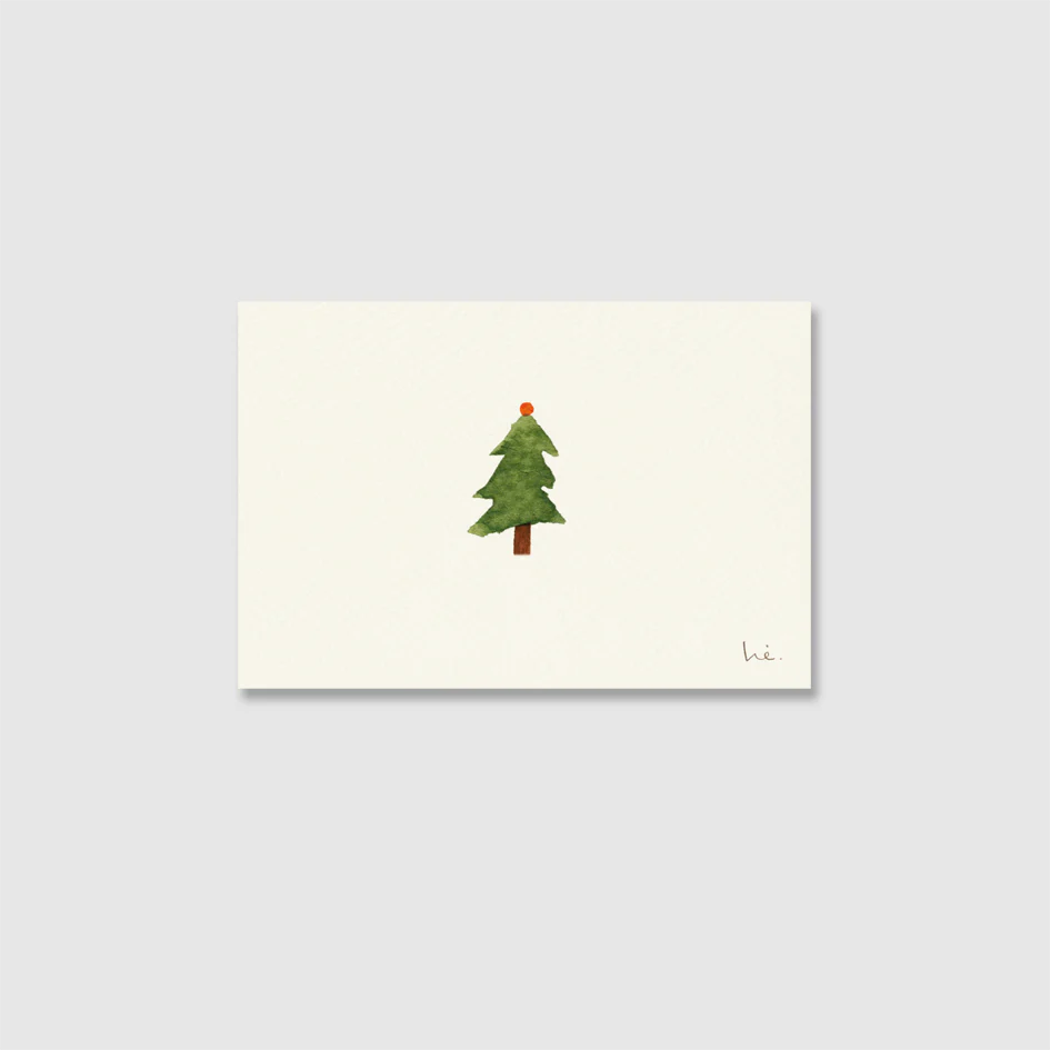 festive mini card