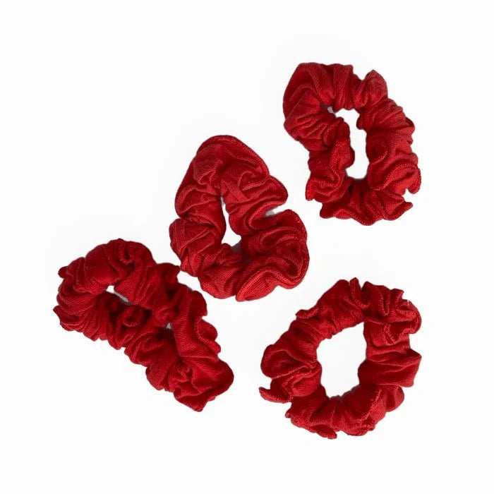 pansy scrap scrunchie