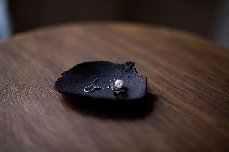 raw smudge/incense plate