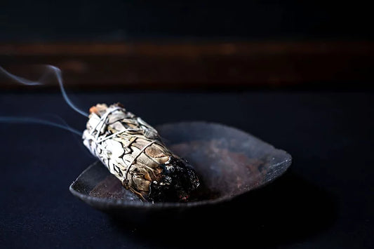cedar & white sage smudge