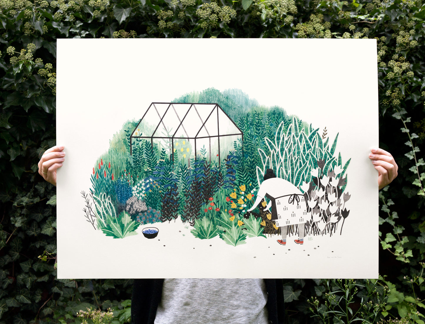bloemenstruik poster