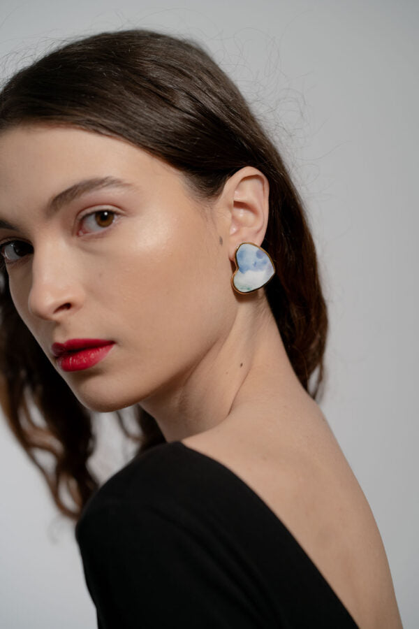 thalassophile porcelain earrings