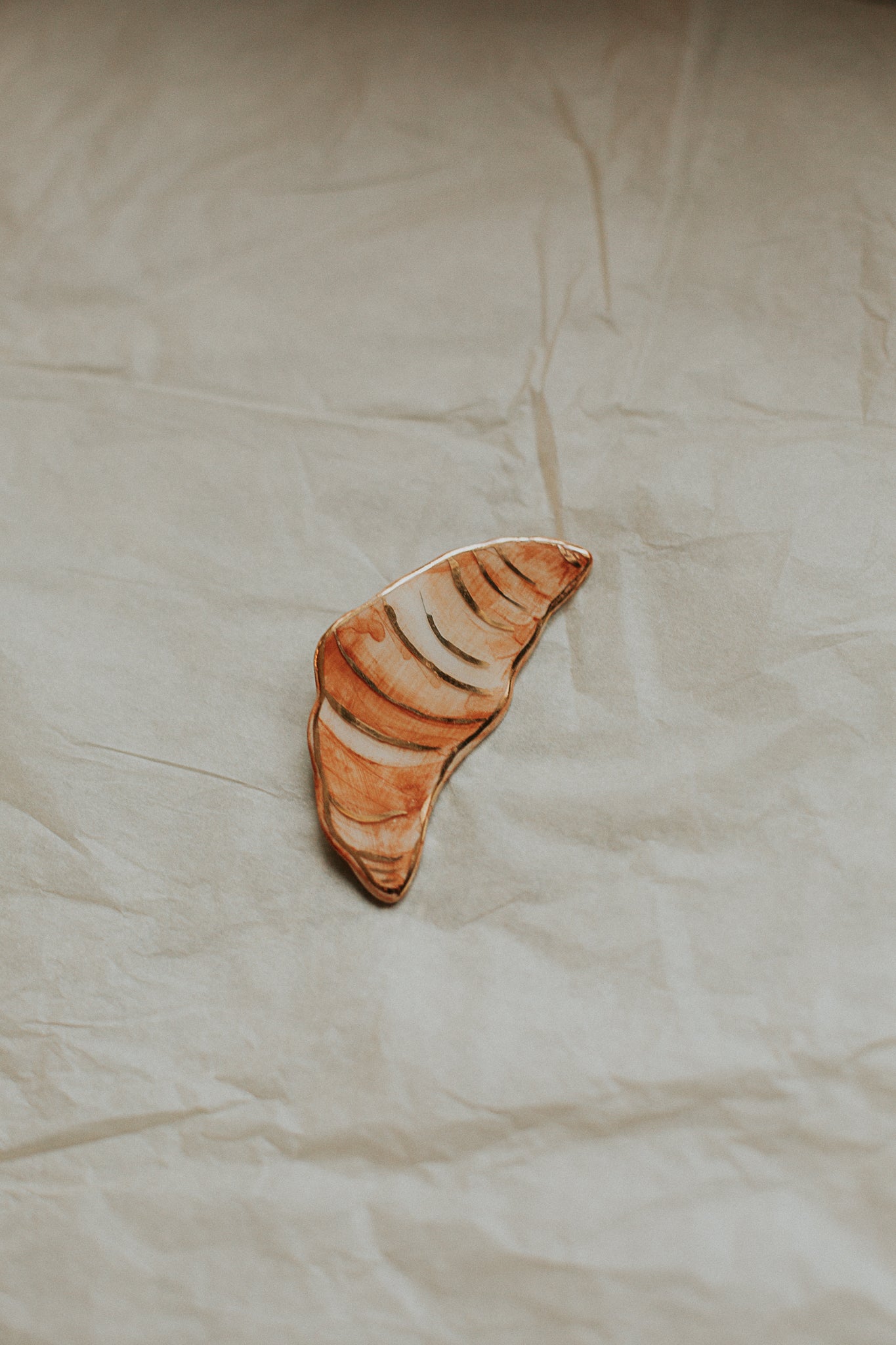croissant brooch
