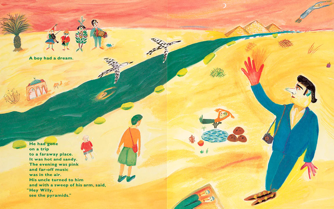 hey willy, see the pyramids - by maira kalman