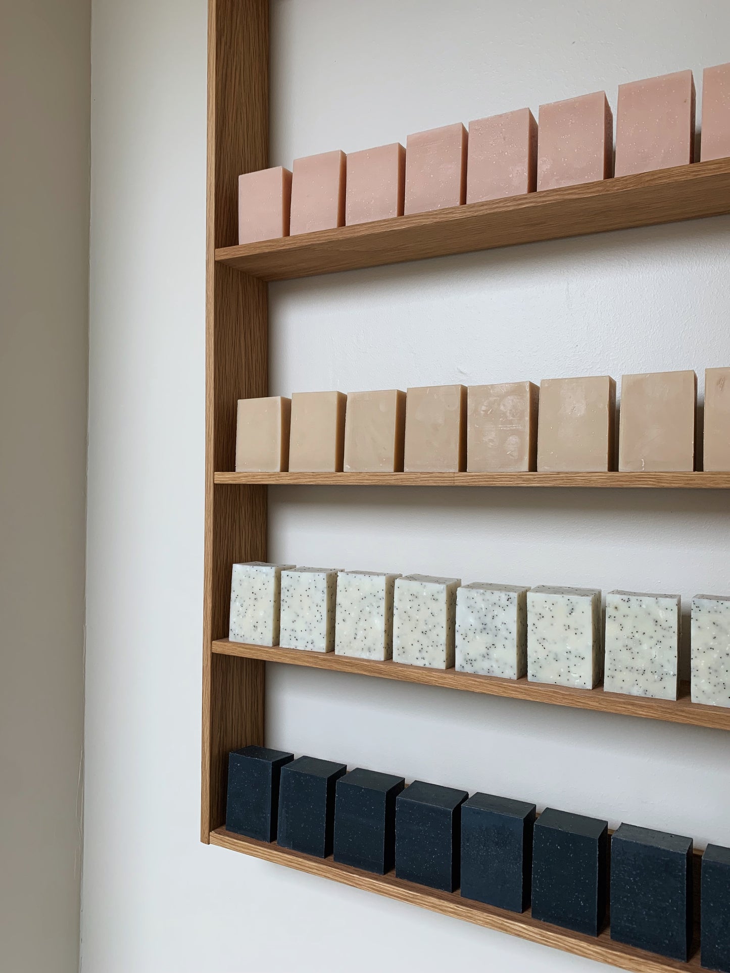 beige clay geranium soap bar