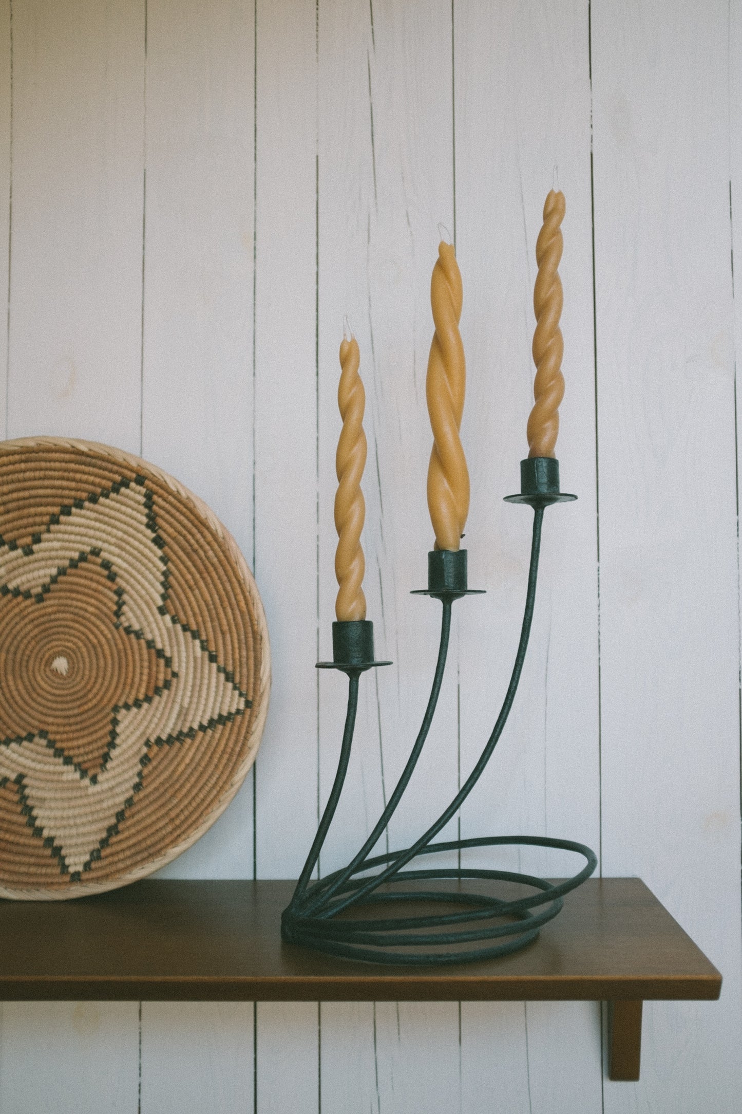 twisted dipped candle