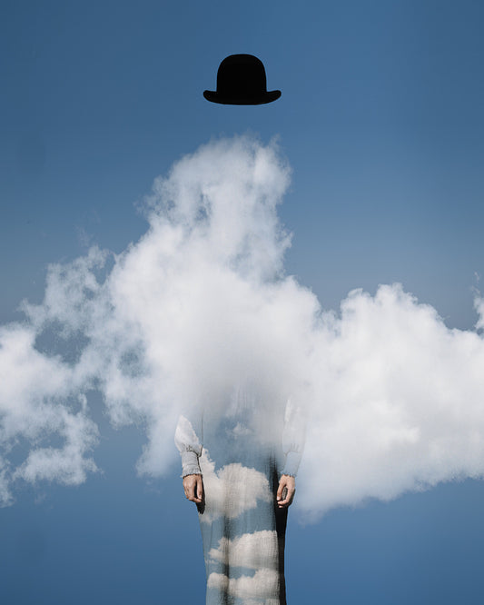 reminiscent of magritte poster