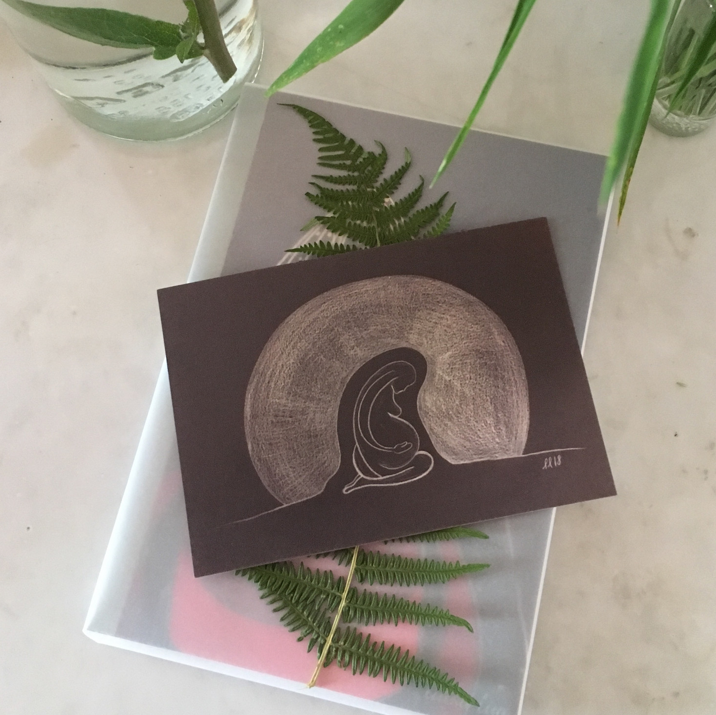 luisa lua postcard