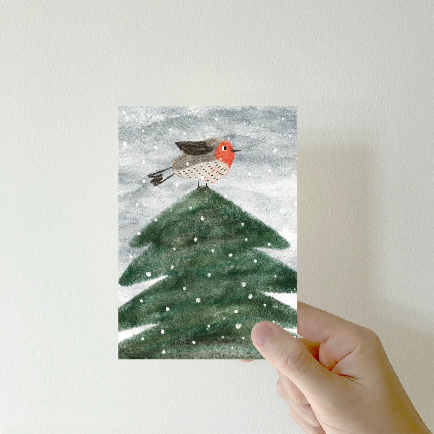 solo robin postcard