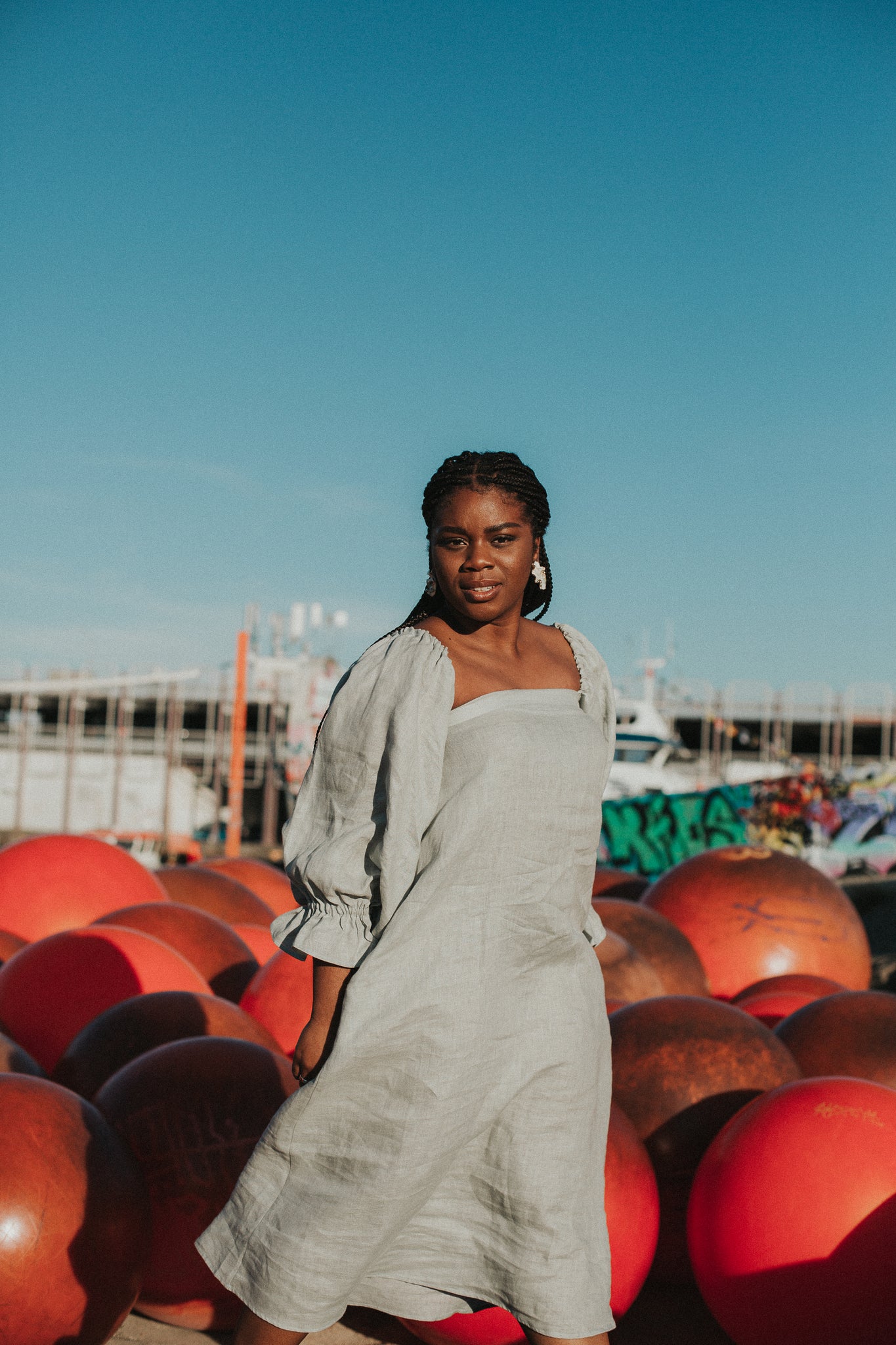 rent the grey otilia-a dress