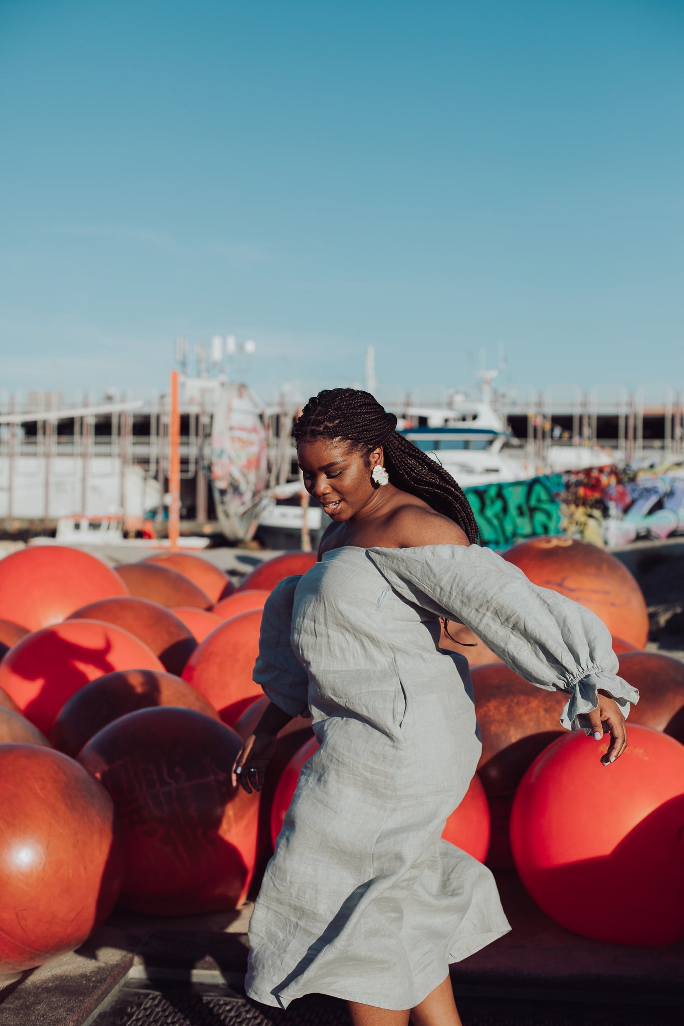 rent the grey otilia-a dress