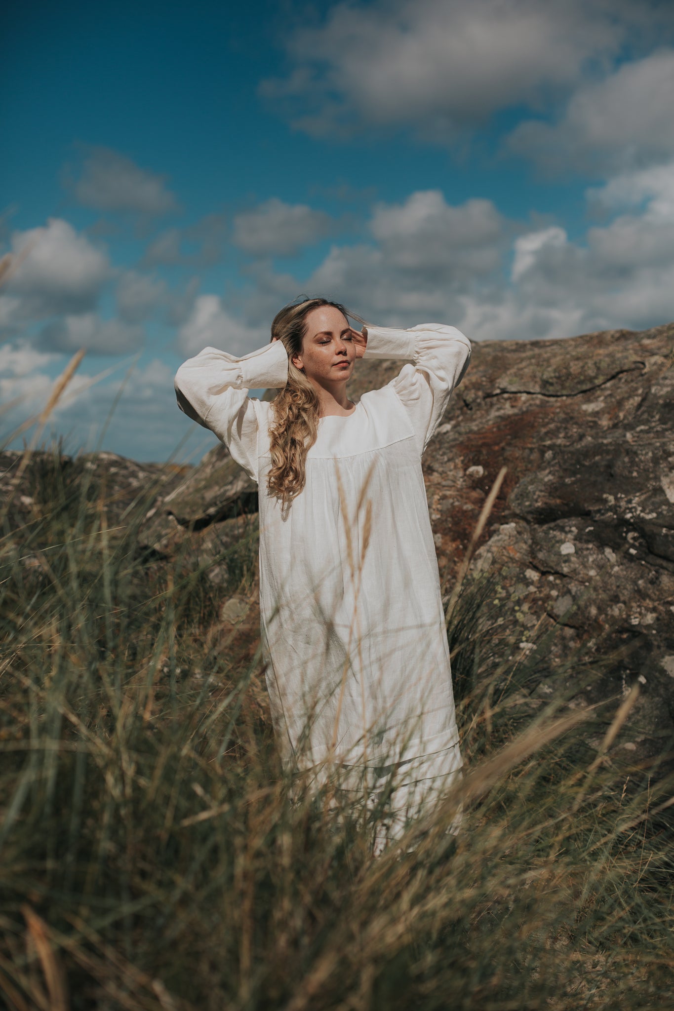 rent the ivory long eve dress