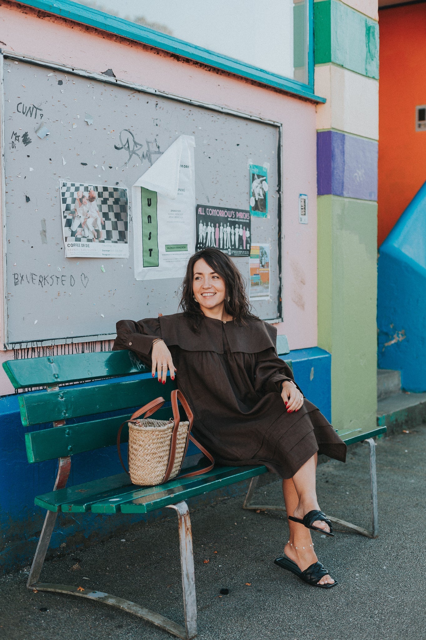 rent the brown short eve dress