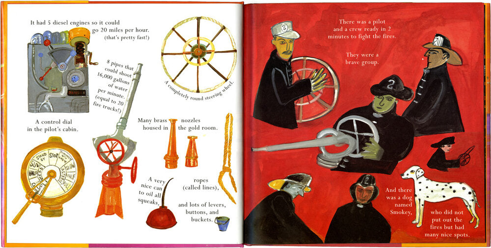 fireboat: the heroic adventures of the john j harvey - by maira kalman