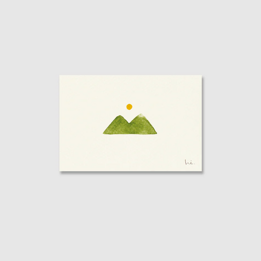 sunrise mini card