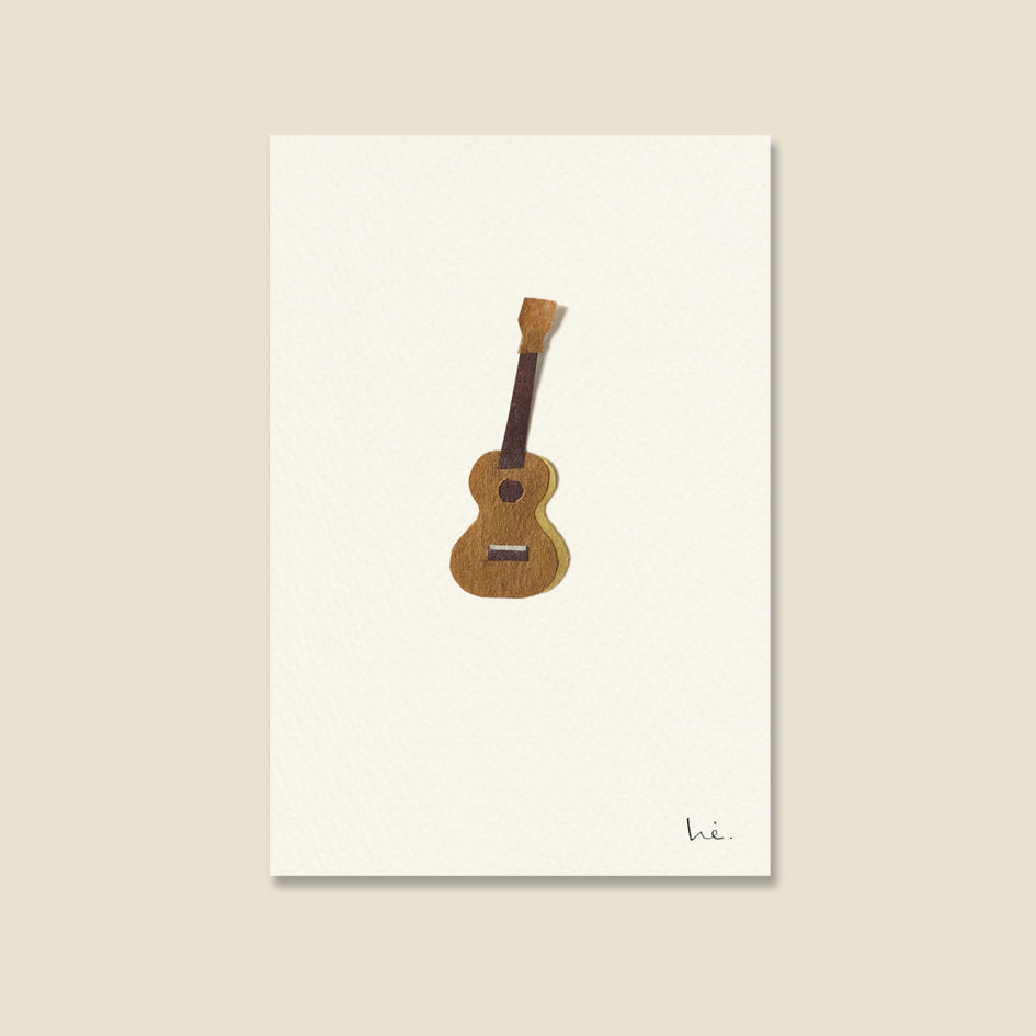 music postcard