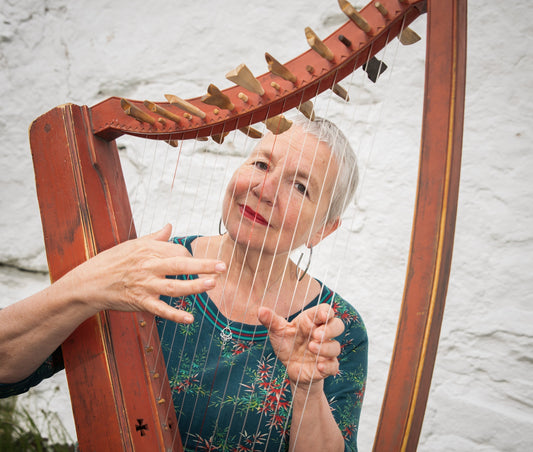 norwegian folk music for harp and willow flute