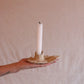 gathered light earth orgánica candle holder no.2