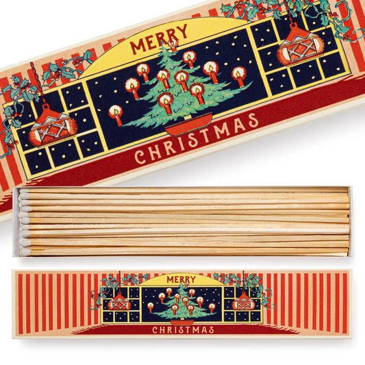 merry christmas - box of long matches