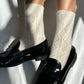 cashmere pointelle socks