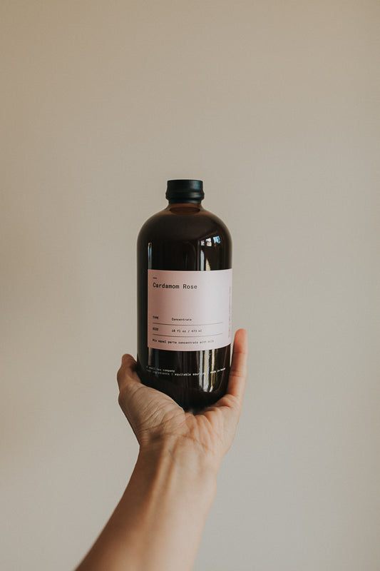 cardamom rose tea concentrate