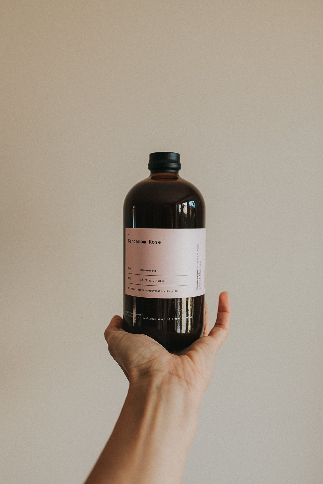 cardamom rose tea concentrate