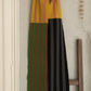 vertical stripe multicolor scarf