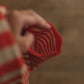 pointelle stripe scarf