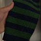 pointelle stripe scarf