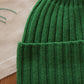 lambswool ribbed beanie