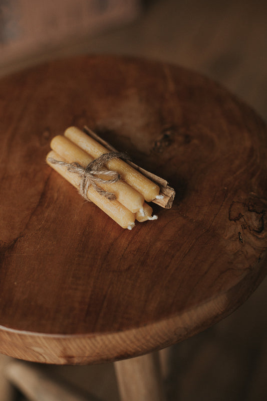 palo santo & beeswax candles treasure set
