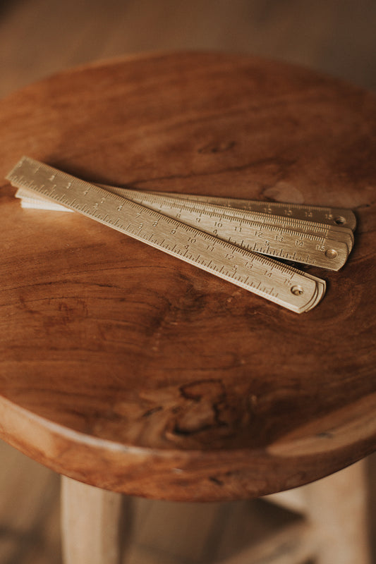 brass ruler