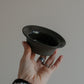 11 cm hat bowl in black clay by linda bredenbekk