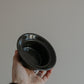 11 cm hat bowl in black clay by linda bredenbekk