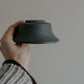 11 cm hat bowl in black clay by linda bredenbekk