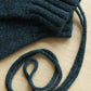 felted lambswool mittens on string