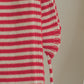 lambswool striped scarf with ties - two colorways