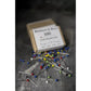 glass headed pins - set of 100 assorted colors