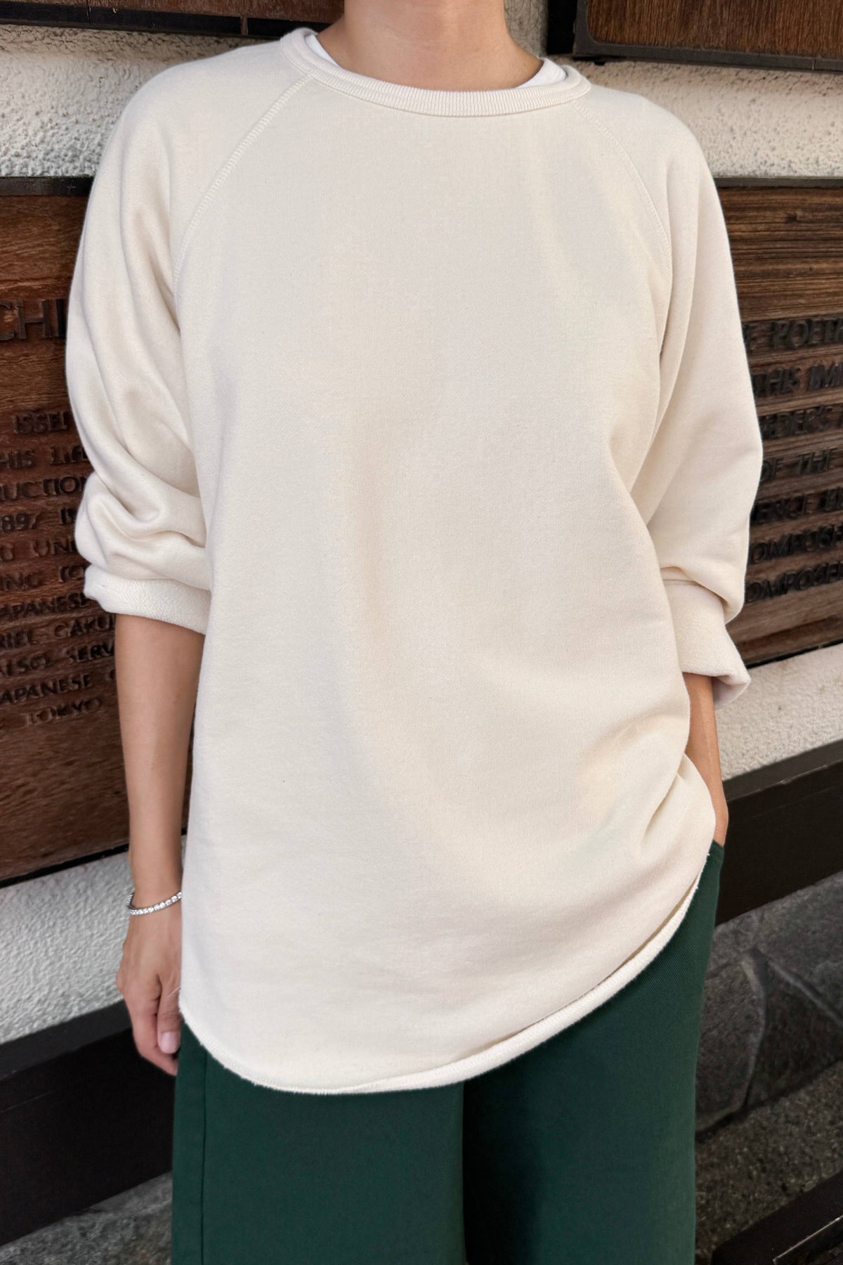 french terry raglan tee - various colors