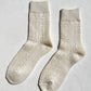 cashmere pointelle socks