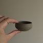 rounded edges trinket dish in warm gray by linda bredenbekk